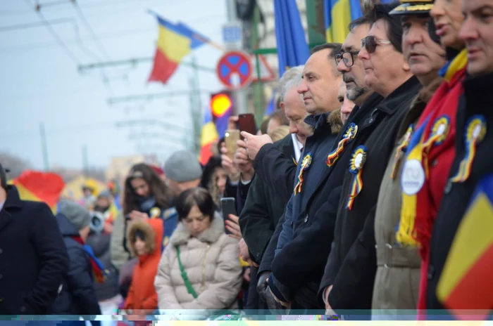 Ceremonia pentru Centenarului Unirii la Timişoara FOTO Ramona Băluţescu