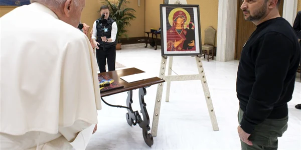papa Francisc Zelenski vatcican 13 mai 2023 Foto EPA EFE jpg