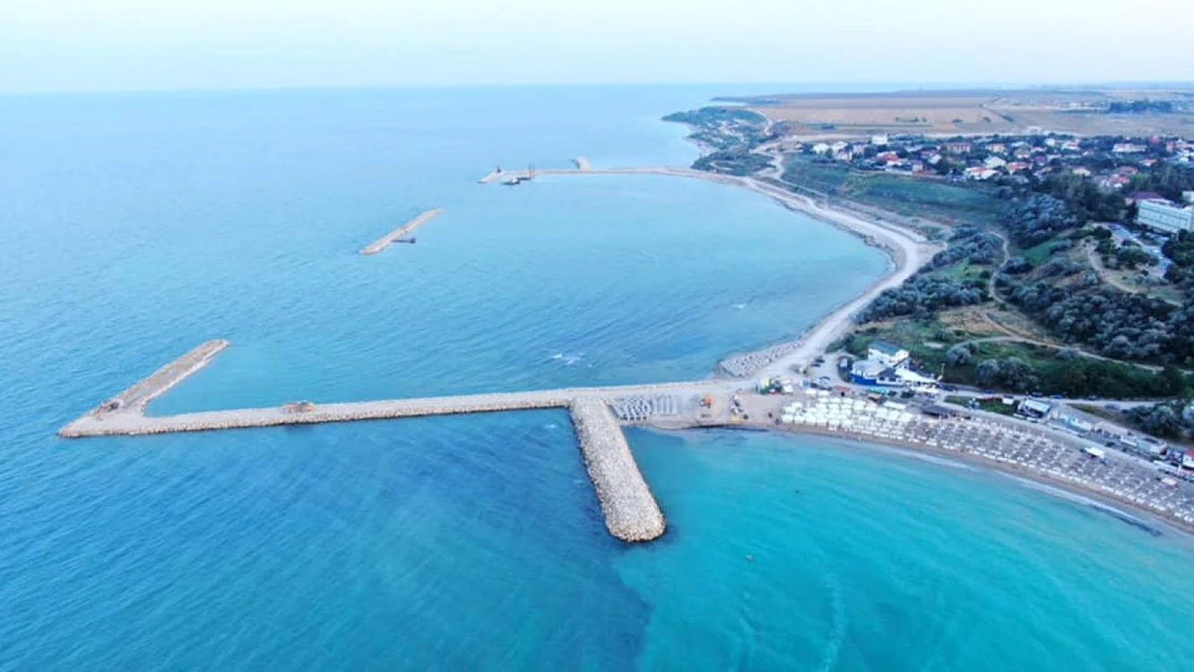Diguri în zona Eforie foto: Apele Române Dobrogea Litoral