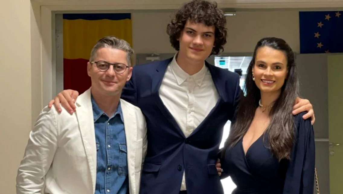 Anca Serea, fiul David și soțul Adrian Sînă Sursa: Instagram