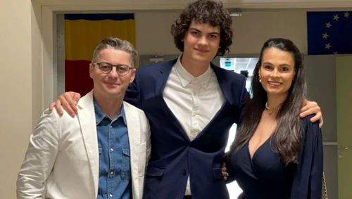 Anca Serea, fiul David și soțul Adrian Sînă  Sursa: Instagram