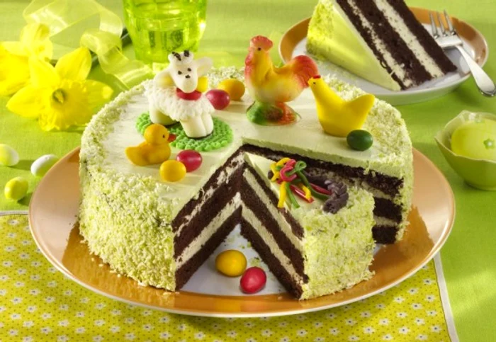 
    De pe masa festiva de Paști nu ar trebui să lipseasca acest tort usor acrisorclickpoftabuna.ro  