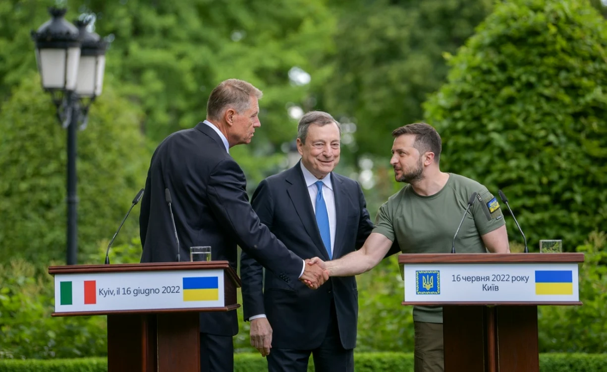 Întâlnire a lui Klaus Iohannis cu Volodimir Zelenski FOTO Presidency