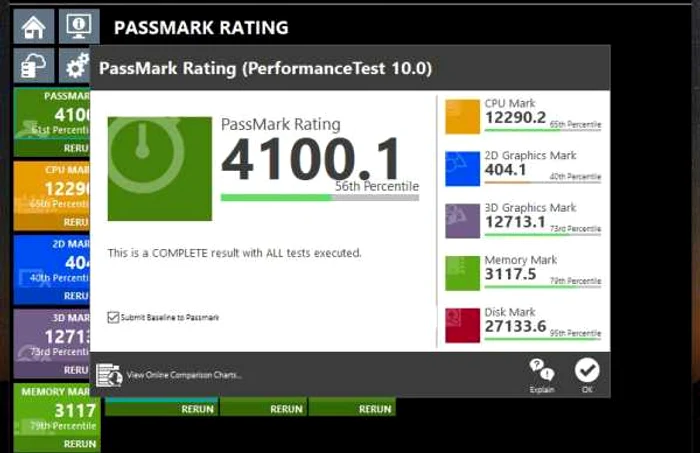 Acer Predator Helios 300 test passmark