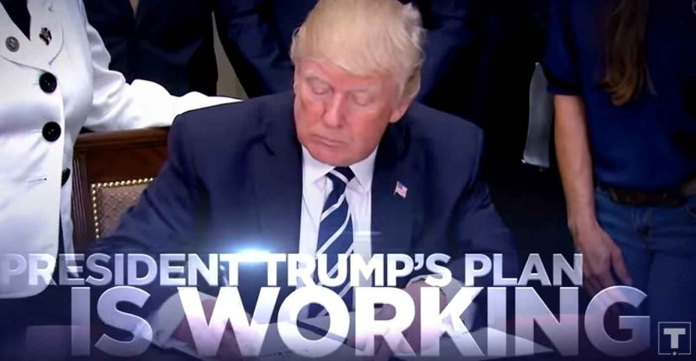 Preşedintele american Donald Trump apare sub imaginea unui om de acţiune în primul spot electoral pentru realegerea sa la Casa Albă în 2020 FOTO Captură YouTube