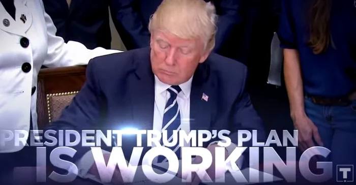 Preşedintele SUA, Donald Trump