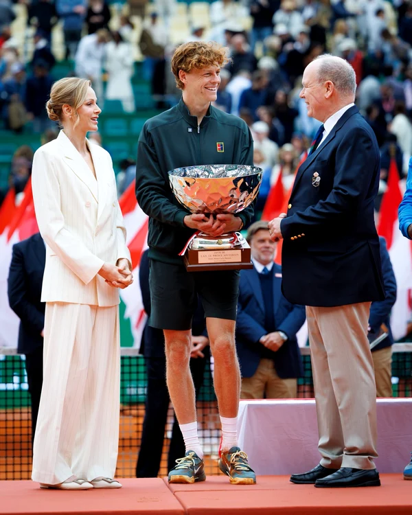 Charlene și Albert la finala de tenis Rolex Masters 1 jpg