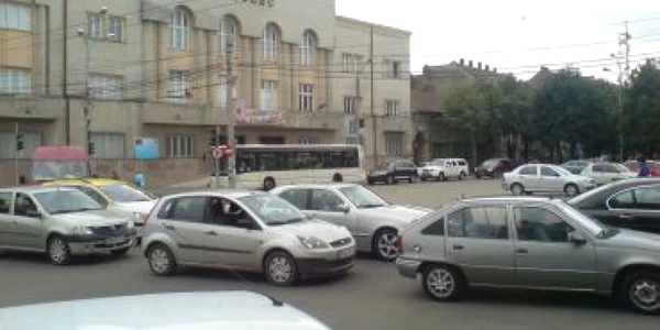 Satu Mare: Trafic blocat ieri în intersecţia Transilvania