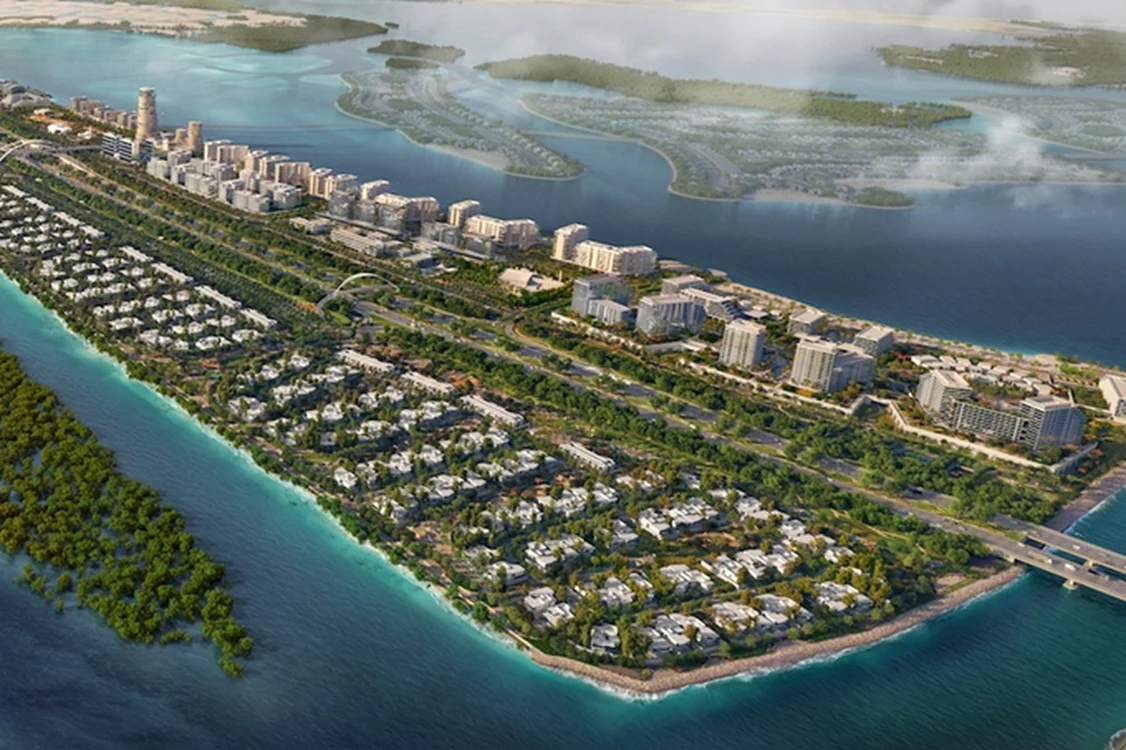 Cum va arăta insula dedicată sănătății din Abu Dhabi. Foto: X/ Jim Dobson@TheLuxeWorld