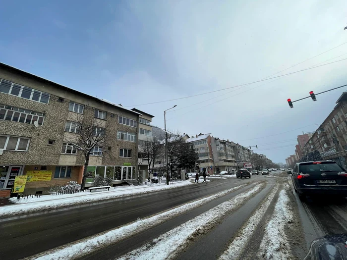 Iarna și-a intrat în drepturi de câteva zile FOTO Primăria Piatra Neamț