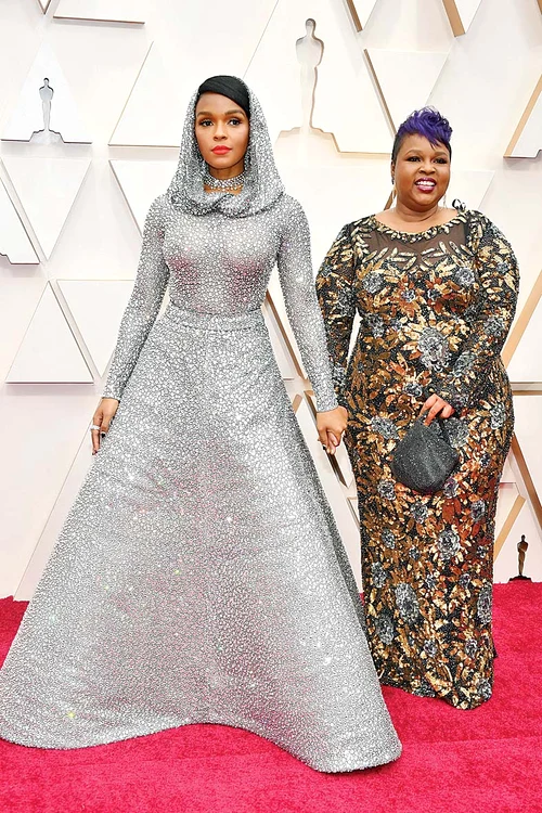 Cântăreaţa Janelle Monae şi mama ei, Janet