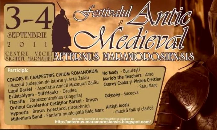 La Sighet are loc un festival inedit   Aeternus Maramorosiensis jpeg