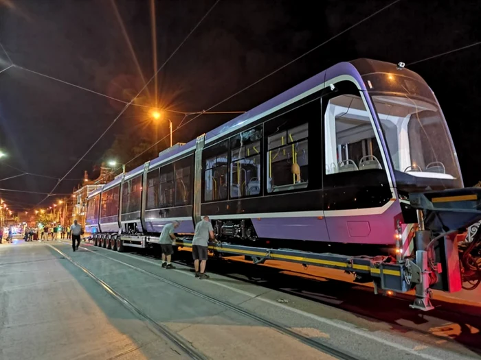 Tramvai Bozankaya la Timişoara FOTO Ş.Both