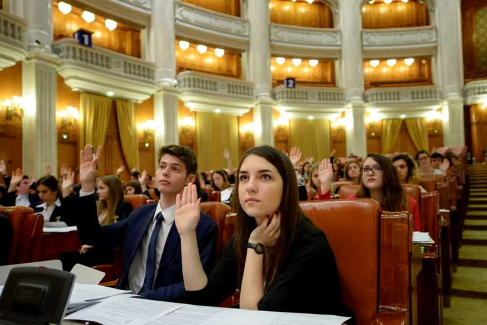 Parlamentul mai e vizitat uneori de studenţi