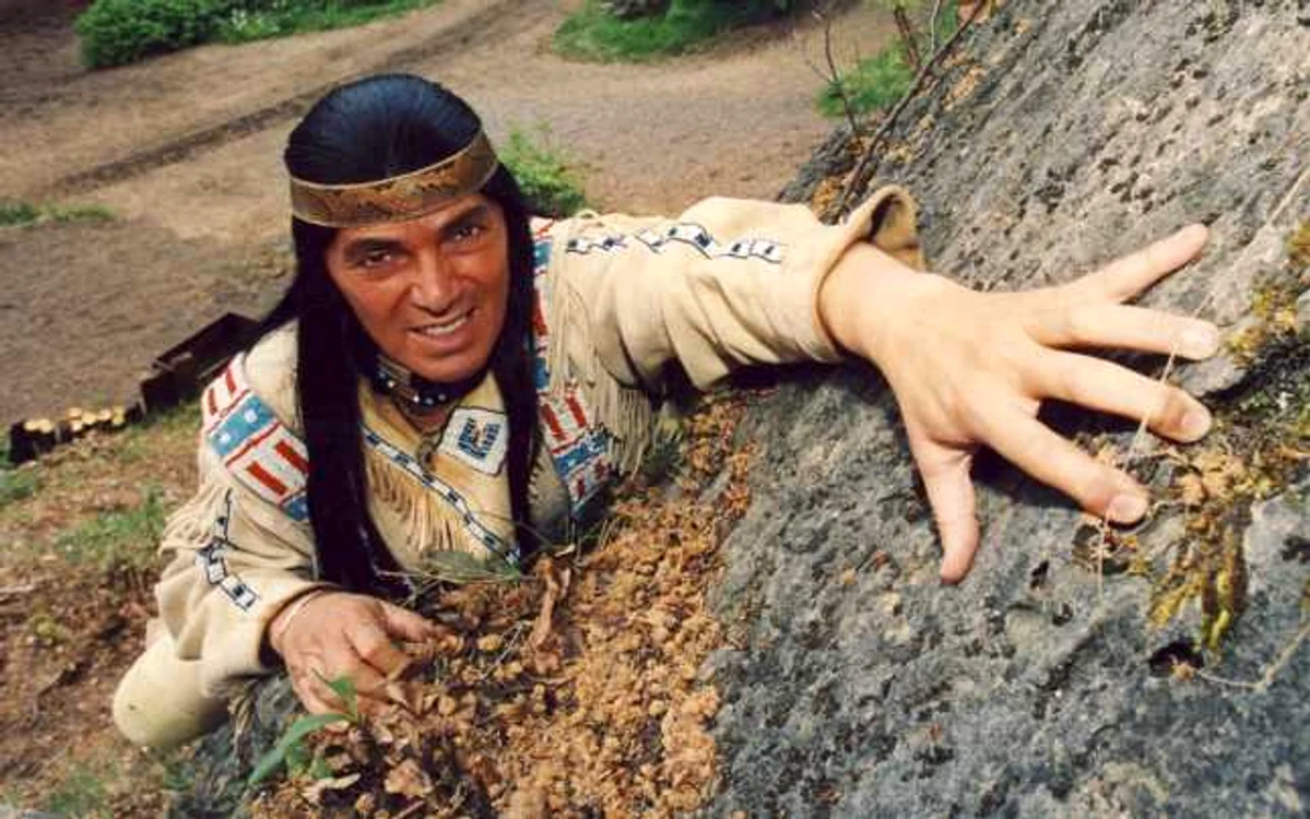 Mircea Breazu, în hainele apaşului Winnetou