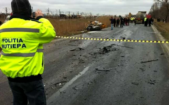 Accident grav pe şoseaua Constanţa - Cernavodă FOTO Adrian Boioglu