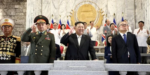 Ministrul rus al Apărării Serghei Șoigu a făcut o vizită în Coreea de Nord FOTO EPA-EFE
