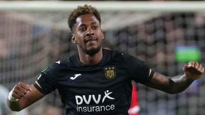 Michael Murillo după ce a deschis scorul pentru Anderlecht. Foto: Getty Images