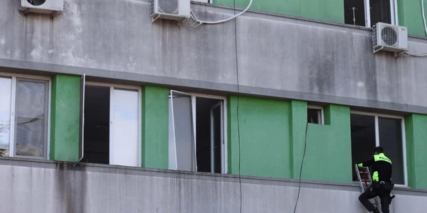 Incendiu Spitalul de Boli Infecţioase Constanţa - 1 oct 2021 / FOTO Inquam Photos / Costin Dincă
