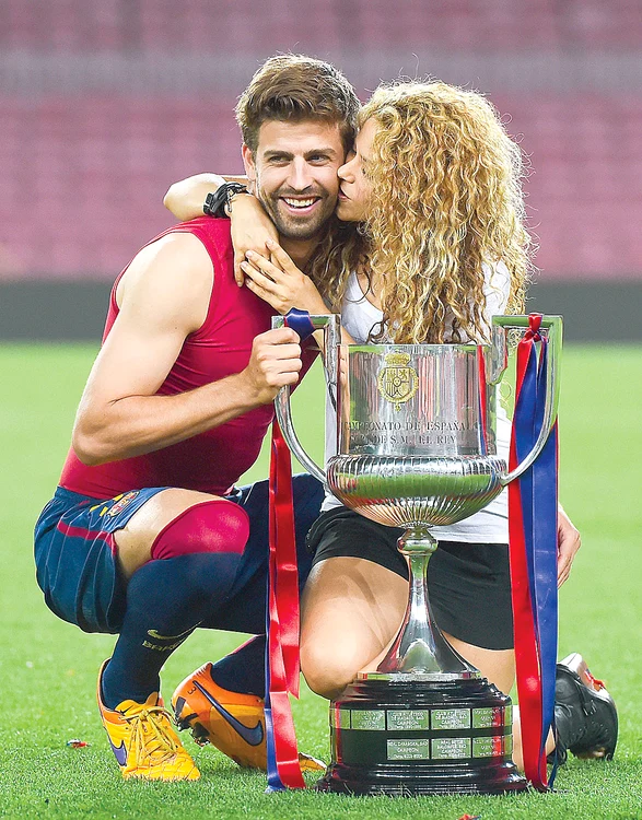 Pique şi Shakira formează un cuplu din 2010Foto: Guliver/ GettyImages