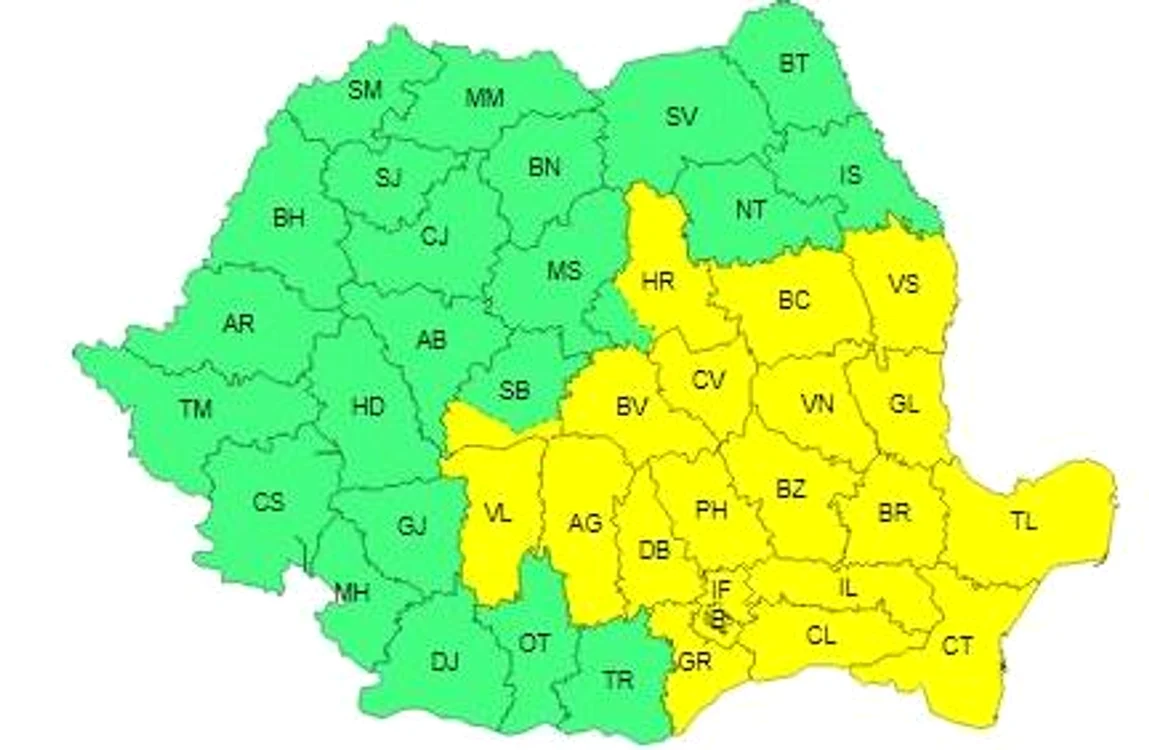 Hartă ANM