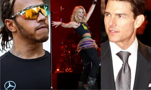Tom Cruise, Shakira, Lewis Hamilton  sursa   Shutterstock jpg
