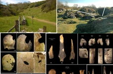 Charterhouse Warren în Somerset Marea Britanie descoperire terifiantă canibalism în Epoca Bronzului Colaj DMS