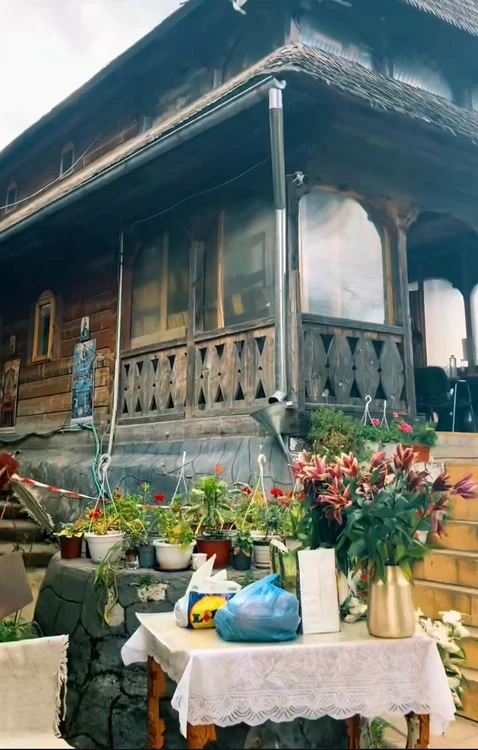 Biserica nouă din lemn de la Mănăstirea Cetățuia-Negru Vodă / Foto: captură video Instagram