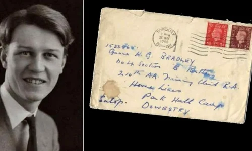 Scrisorile de dragoste dintre doi soldaţi trimise în cel de Al Doilea Război Mondial jpeg