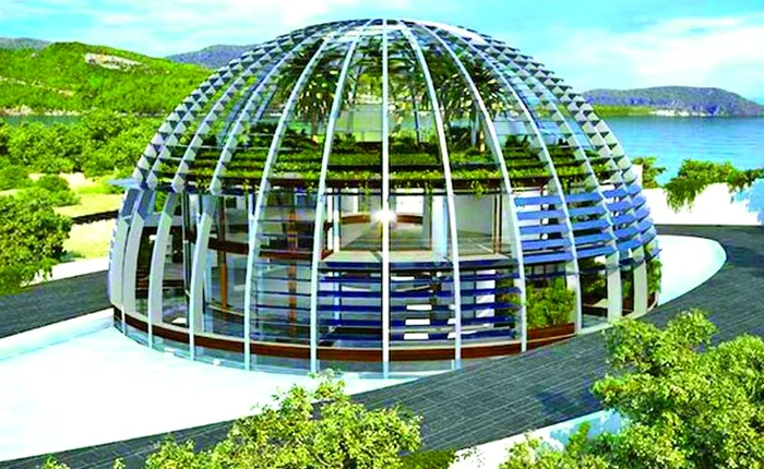 Vila va avea copaci plantaţi în interior