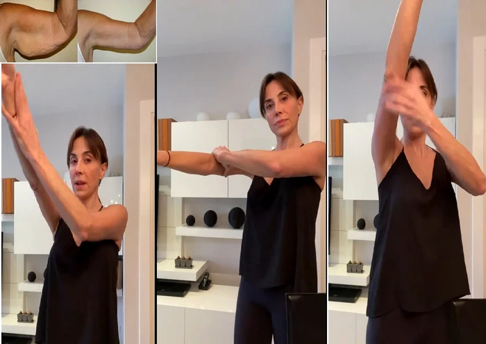 Cum scapi de pielea lăsată de pe brațe în mod natural, ieftin și fără bisturiu Colaj capturi video