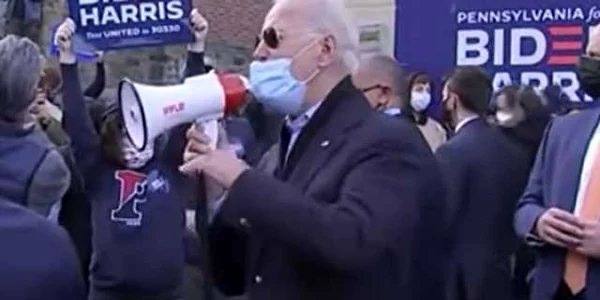 Joe Biden vorbind la Philadelphia Captura YouTube/ CBS