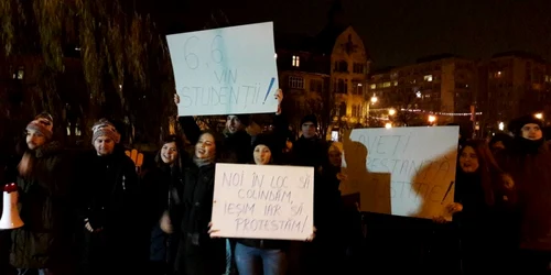Protest PSD TIMIS