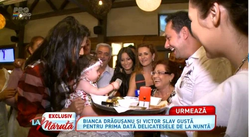 Fetiţa lui Pepe a ales imediat microfonul (captură: PRO TV)
