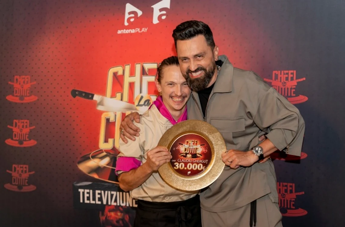 Claudiu a fost cuțitul de aur al lui chef Orlando Zaharia foto: Antena 1