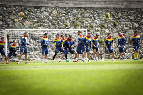 Naţionala României se pregăteşte pentru Euro 2016