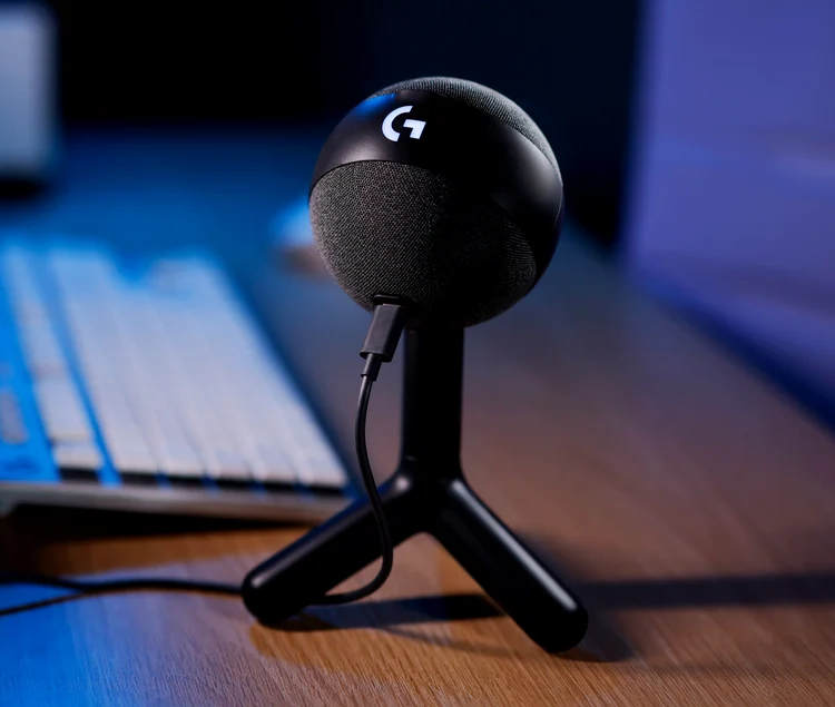 Microfonul Logitech G Yeti Orb.