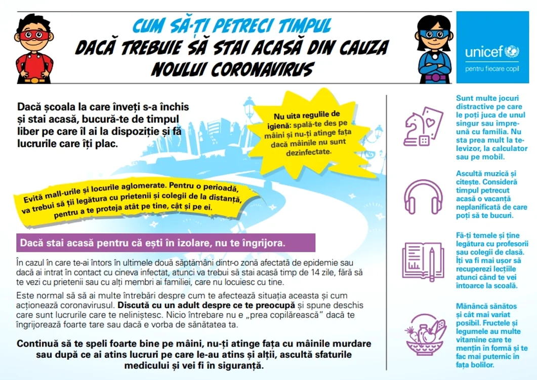 Stai în casă dacă situația o impune