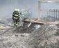 Fumul toxic şi incendiul de la uriaşul depozit de deşeuri  continuă să le facă probleme localnicilor de la Salonta. FOTO