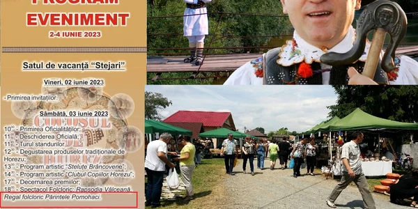Cristian Pomohaci invitat special în cadrul Târgului Cocoșul de Hurez Foto Colaj jpg