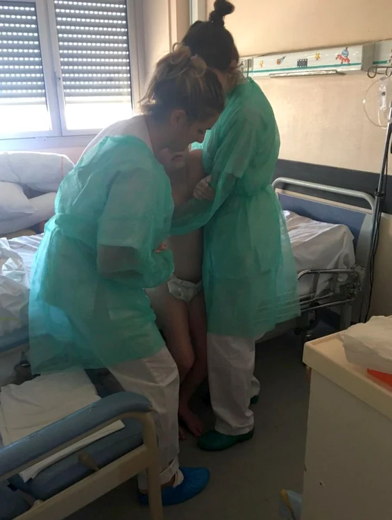 Luca a făcut primul pas după ultimele cinci luni în care s-a aflat la pat