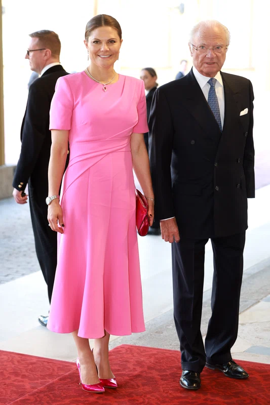 Prințesa Victoria a Suediei și Regele Carl XVI Gustaf al Suediei Getty