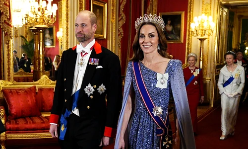 Kate, William, Charles, Camilla la banchetul de stat organizat la Castelul Windsor în cinstea președintelui german Frank Walter Steinmeier și a soției acestuia, Elke Buedenbender, Profimedia (3) jpg