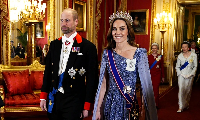 Kate, William, Charles, Camilla  la banchetul de stat organizat la Castelul Windsor în cinstea președintelui german Frank Walter Steinmeier și a soției acestuia, Elke Buedenbender, Profimedia (3) jpg