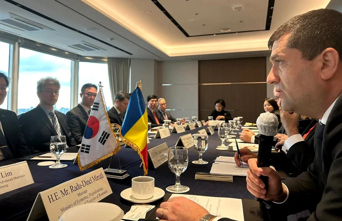 Radu Miruță în Coreea de Sud. Sursa Facebook