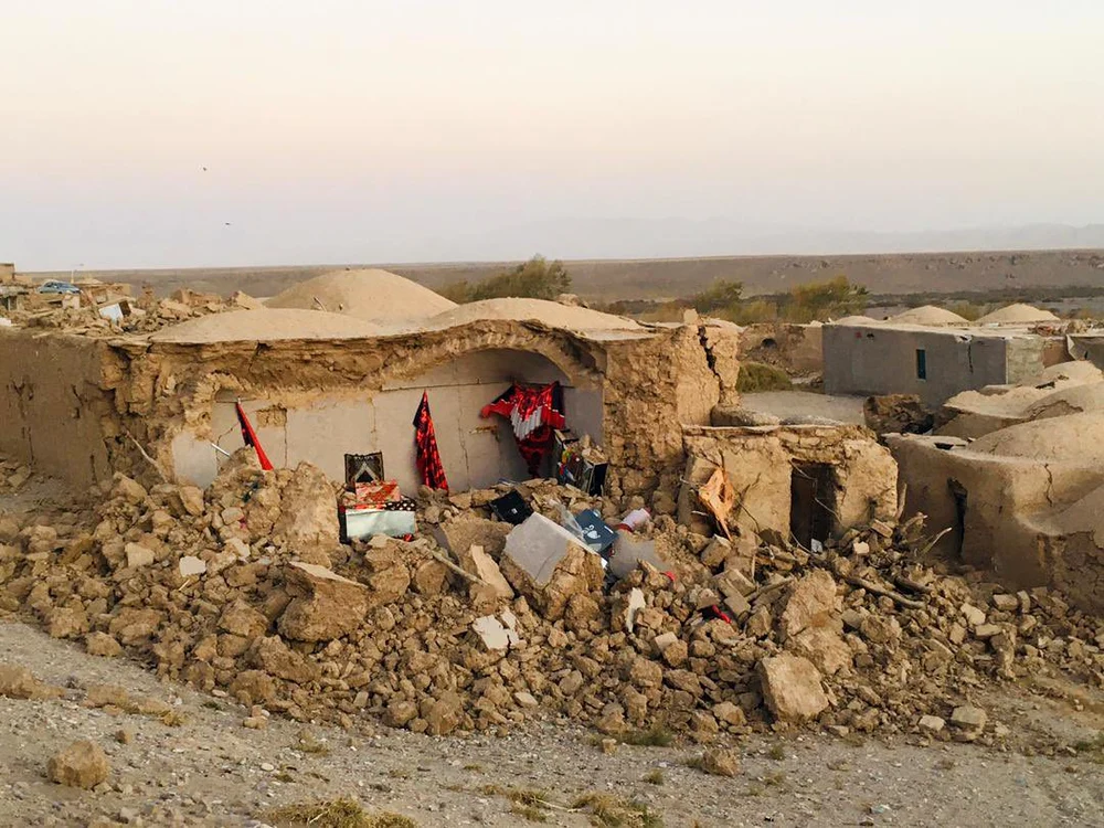 Cutremur în Afganistan FOTO Twitter