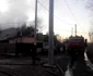 Incendiu la Sânmihaiu Român FOTO ISU Timiş