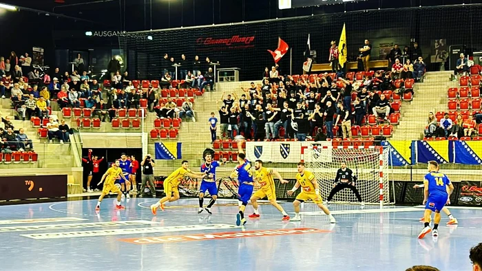 Meci greu FOTO Federația Română de Handbal