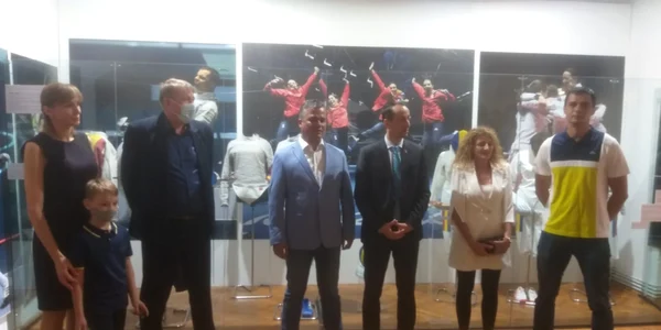 Campioni olimpici la o expoziţie dedicată Zilei Olimpice FOTO Ioan Buciumar