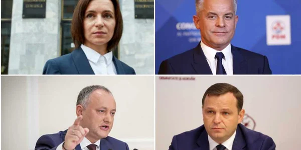 Andrei Nastase Vlad Plahotniuc Igor Dodon si Maia Sandu